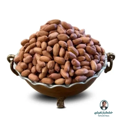 بادام زمینی آستانه خام