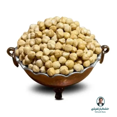 مغز فندق بو داده بدون نمک ترک