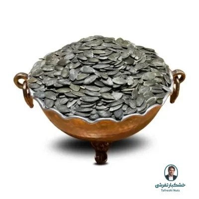 تخمه کدو پوست کاغذی خام