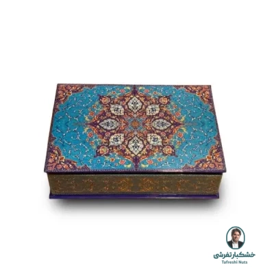 گز لقمه 40% زعفرانی معراج آبی