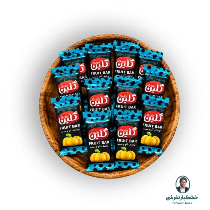 لواشک پذیرایی گلین با طعم (آلو وسیب)
