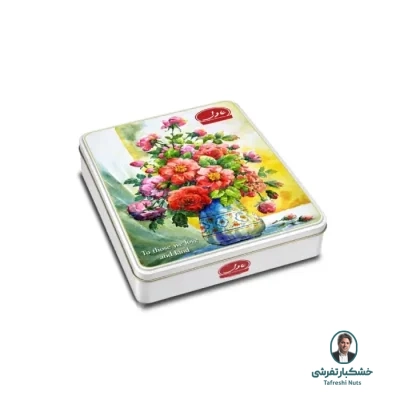 حلوا مسقطی آجیلی فلزی طرح گل (عادلی)