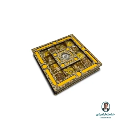 حلوا مسقطی چوبی کوچک زرد ( ترنج)