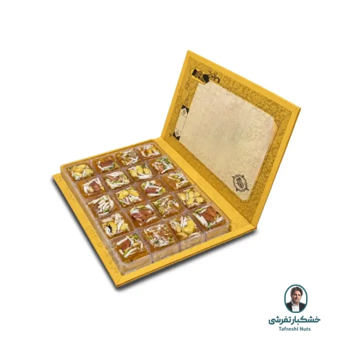 حلوا مسقطی کتابی آجیلی طرح تخت جمشید (ترنج) - تصویر 2