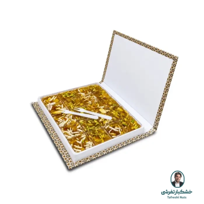 حلوا مسقطی کتابی آجیلی طرح خاتم (عادلی) - تصویر 2